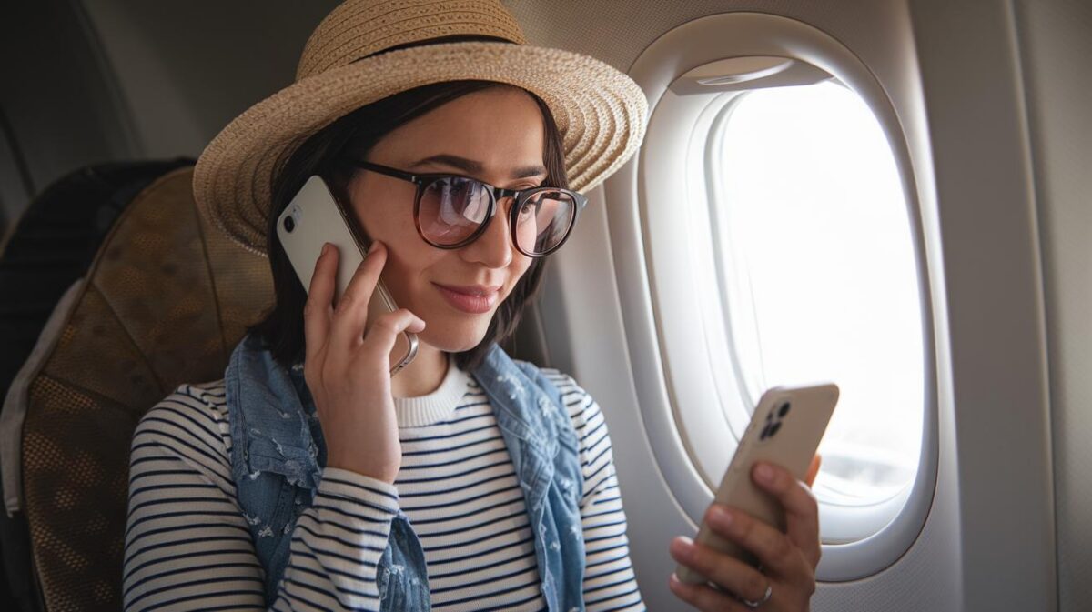 Comment tenir votre téléphone en avion sans support ? Découvrez cette méthode simple